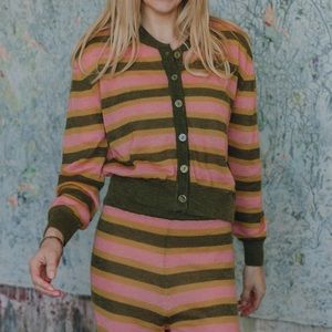 brand new 2 piece piece stripped set